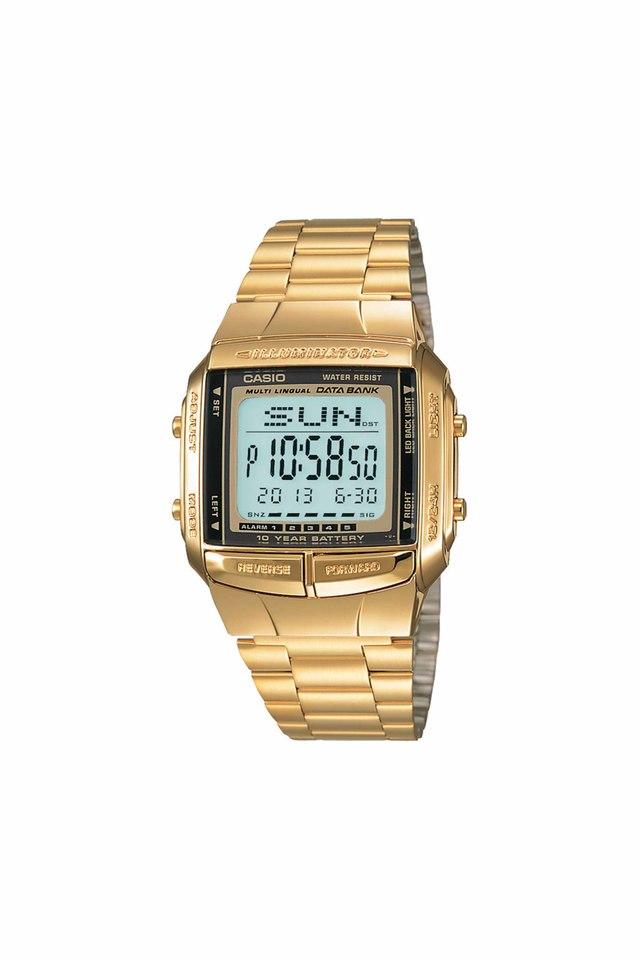 Casio unisex hot sale gold