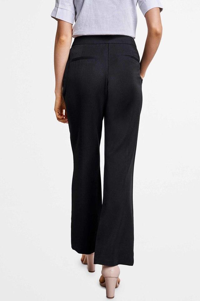 Buy Stylish Black Polyester Pants Collection At Best Prices Online