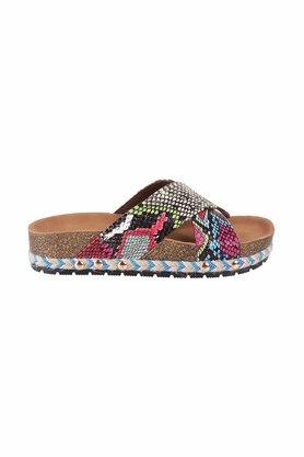 Skechers leopard print sandals hot sale