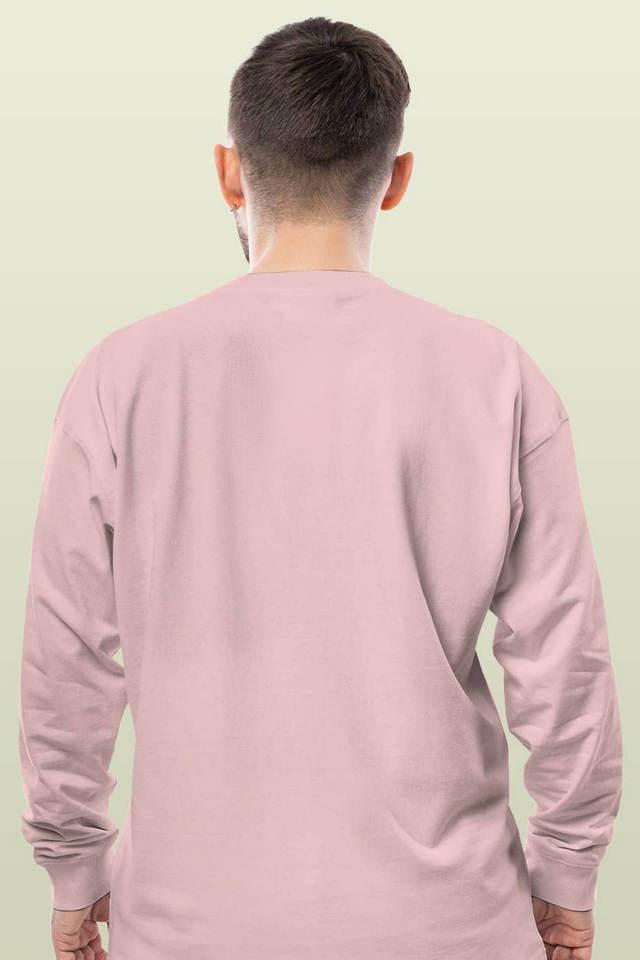 Buy MACMERISE Baby Pink Jim Beam Character Black Round Neck Mens Sweatshirt Shoppers Stop