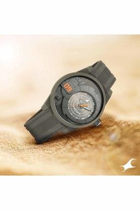 Trendies grey dial shop silicone strap watch