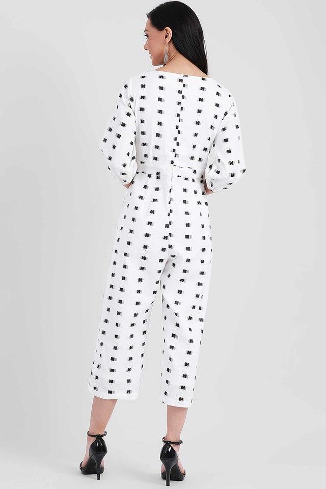 Calf length hot sale jumpsuit