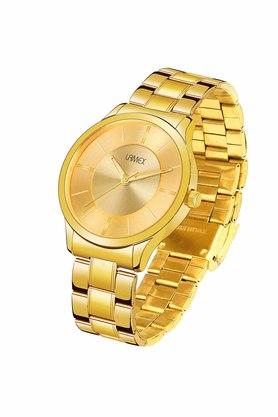 Buy LAMEX Mens Gold Dial Metallic Analogue watch 7653 MILANODLX