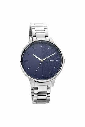 Buy TITAN Womens Ladies NEO V Phase I Blue Dial Stainless Steel