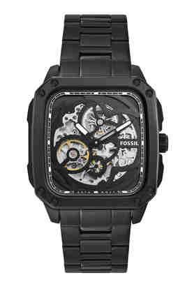 Fossil black dial online men's watch