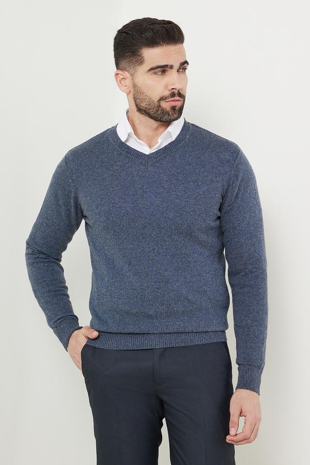 Lucky Brand Men's Cloud Soft V-Neck Sweater at  Men's Clothing store