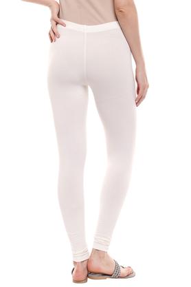 Buy GO COLORS Womens Solid Leggings