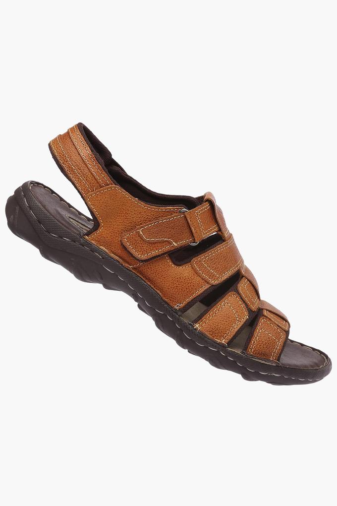 Buy Men Brown Casual Sandals Online | SKU: 18-149-12-40-Metro Shoes