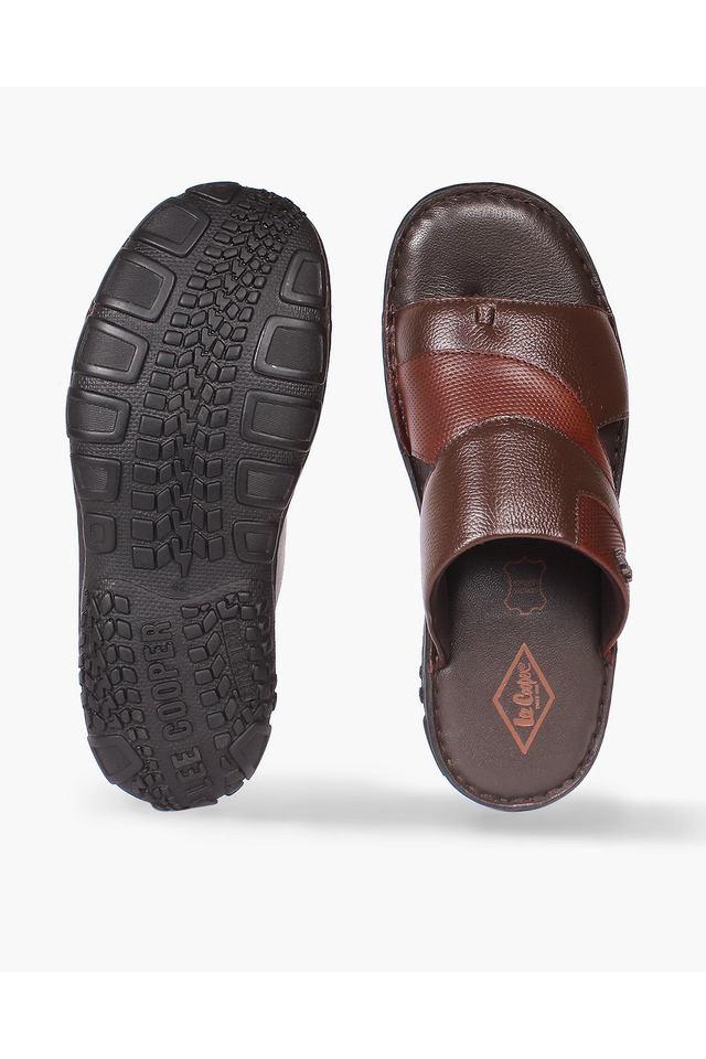 Lee cooper men's leather sandals online