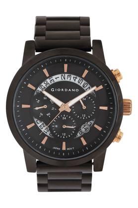 Buy GIORDANO Mens Black Dial Metallic Multi Function Watch GD