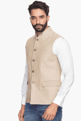 Van heusen sale nehru jacket