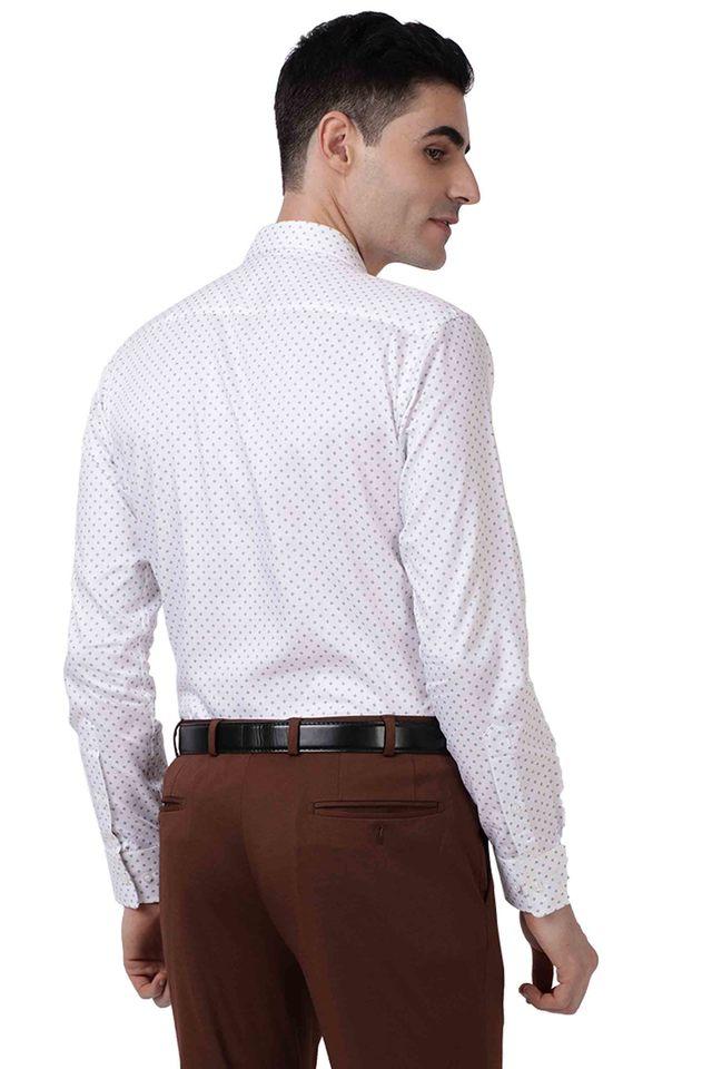 PARK AVENUE -  White Formal Shirts - Main