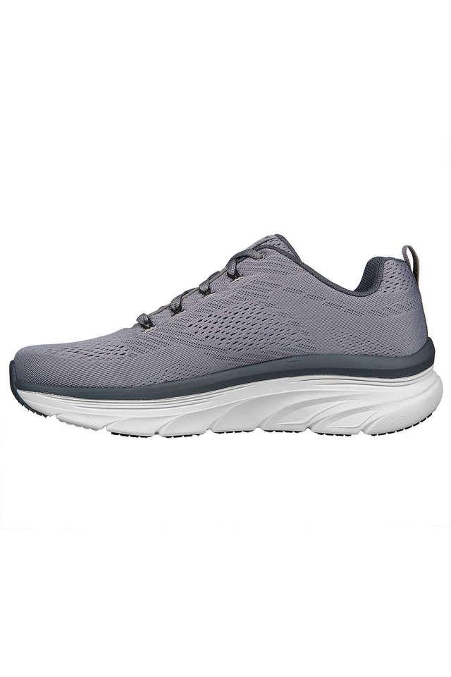 Buy SKECHERS Grey D Lux Walker Meerno Synthetic Mesh Lace Up