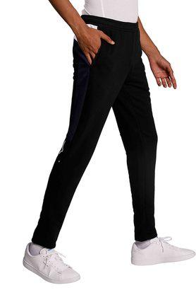 Buy PUMA Black Cotton Regular Fit Mens Track Pants