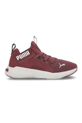 Buy PUMA Maroon Mesh Lace Up Women s Athleisure Sneakers