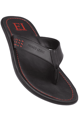 Buy FRANCO LEONE Mens Black Slipper | Shoppers Stop