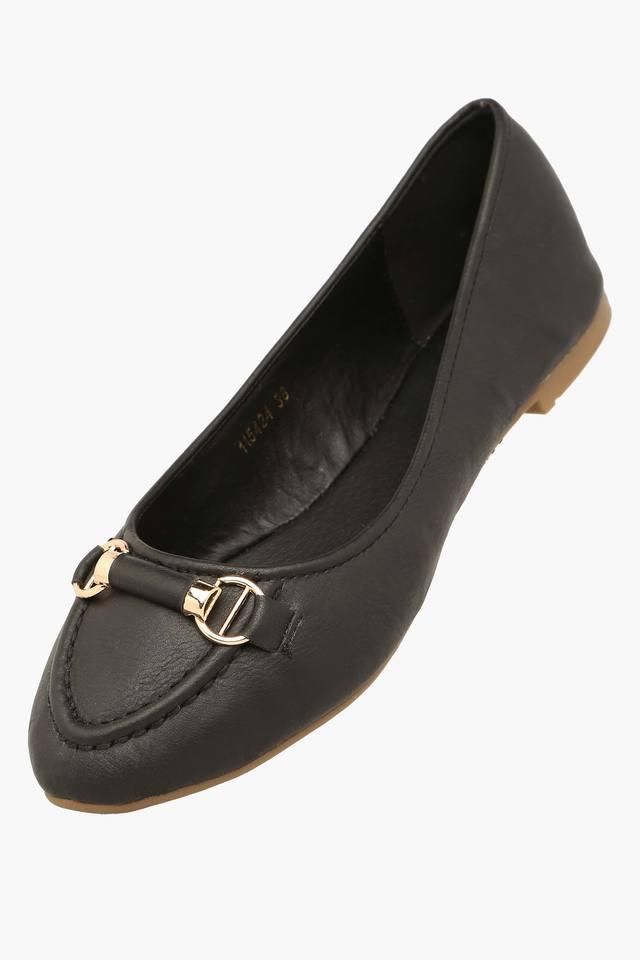 Womens leather ballet online shoes