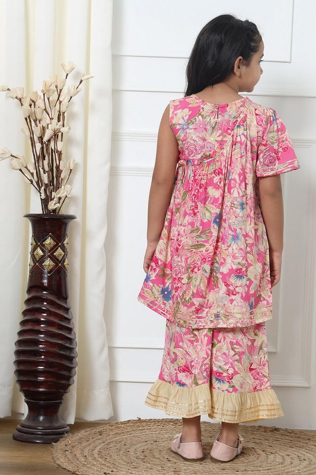 Frock type kurti with palazzo sale