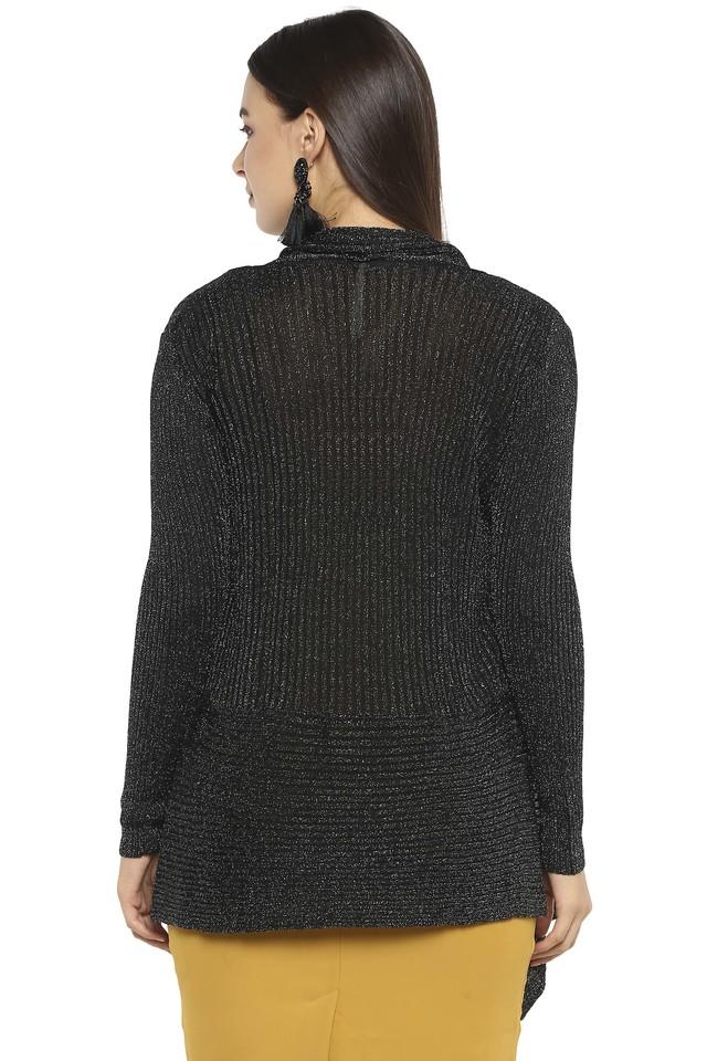 Black shop shimmer shrug