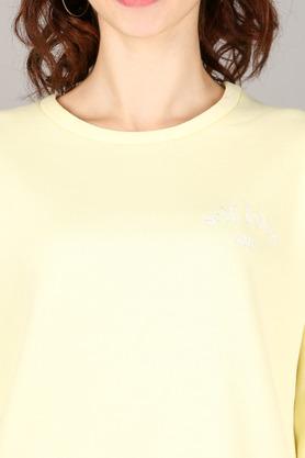 Pale yellow 2025 sweatshirt women's