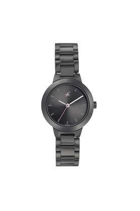 Pulse I 30 x 36 x 7.75 mm Black Dial Stainless steel Analog Watche For Women 6150NM01