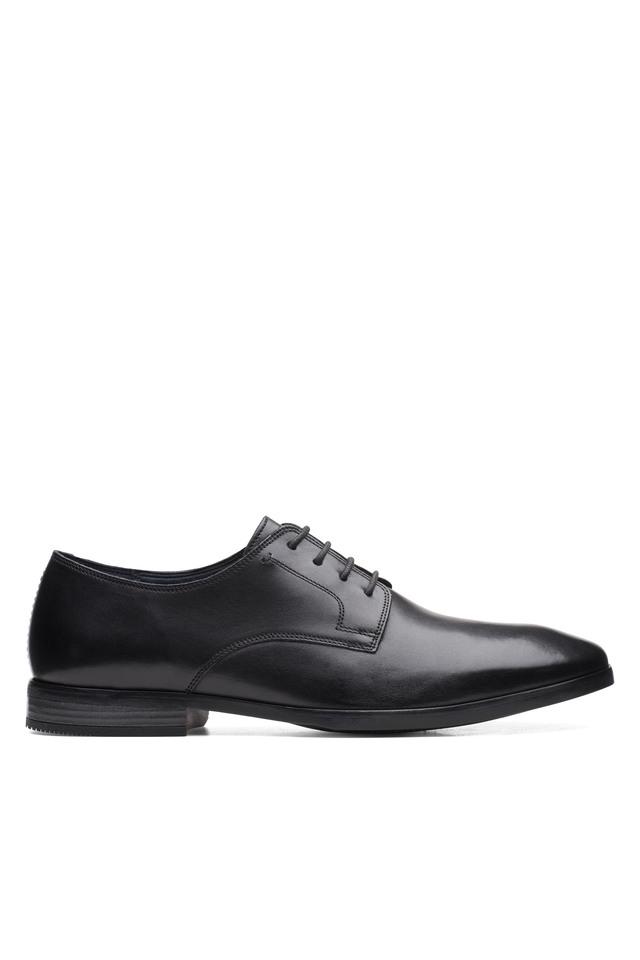 Clarks men black store leather formal shoes