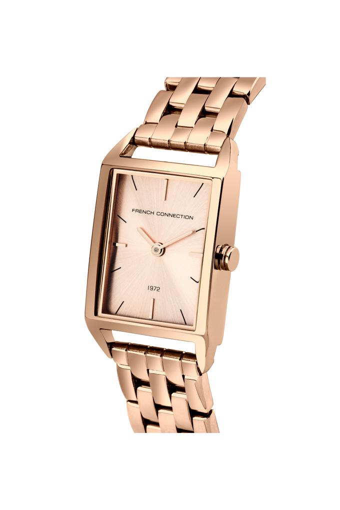 French connection discount rose gold watch