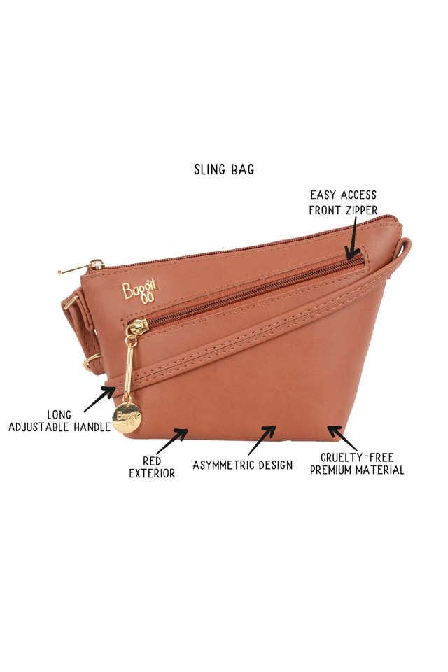 Buy Baggit Women's Baguette Handbag - Small (Brown) at Amazon.in