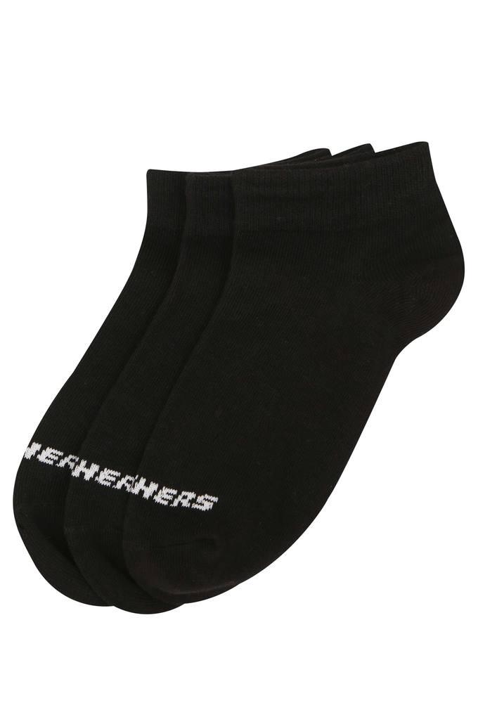 Black skechers outlet socks