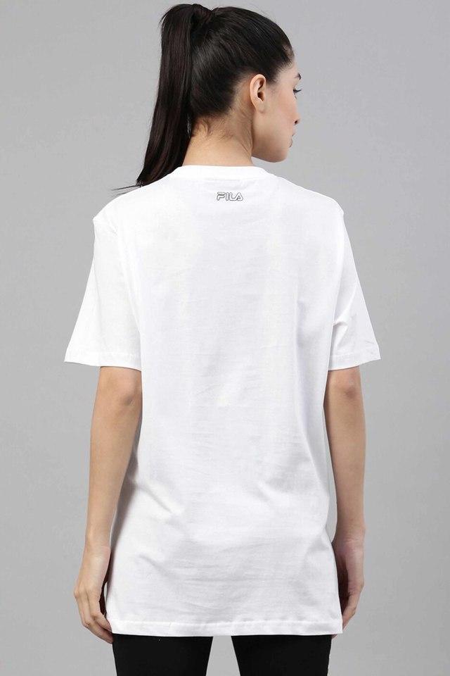 Fila white shop t shirt