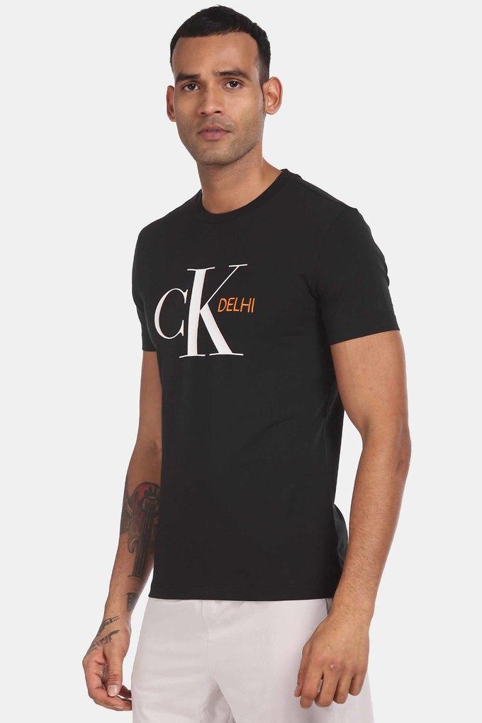 Calvin Klein Institutional Box Slim T-Shirt - Black - The Designer Warehouse