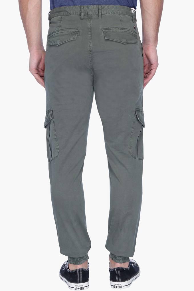 U.S. POLO ASSN. Slim Fit Men Black Trousers - Price History