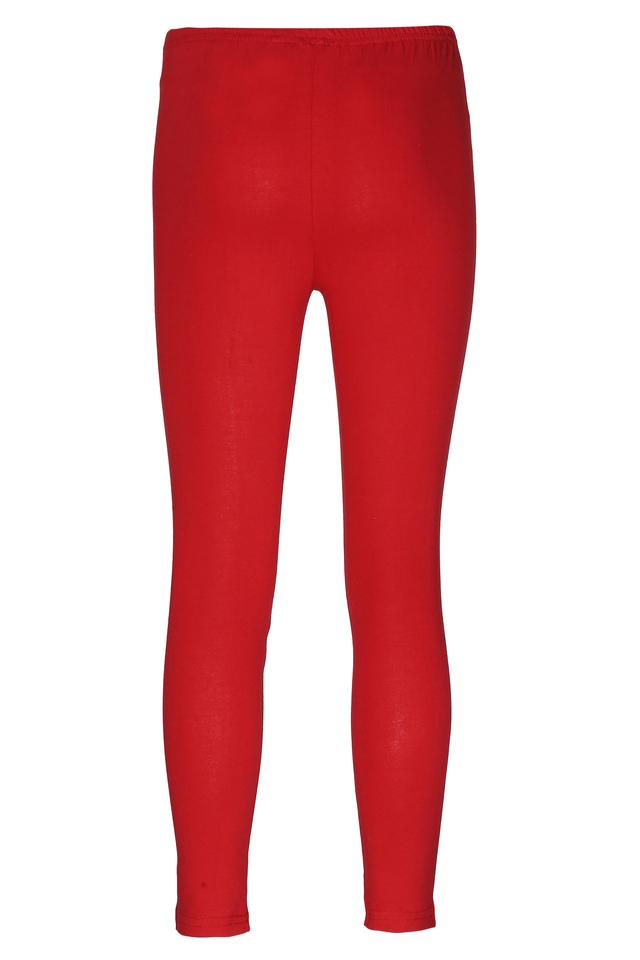 Girls' Red Leggings