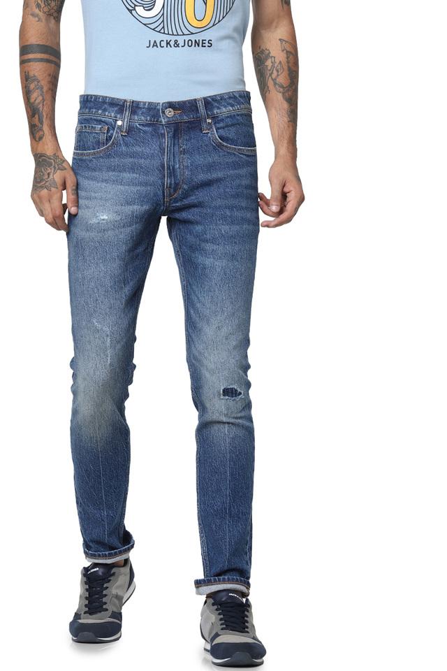 Buy Denim Blue Jeans for Men by Jack & Jones Online | Ajio.com