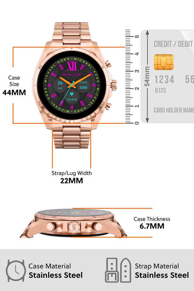 Digital mk watch best sale women's