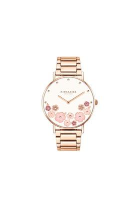 Coach watch with flowers sale