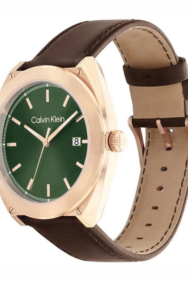 Calvin klein green outlet watch