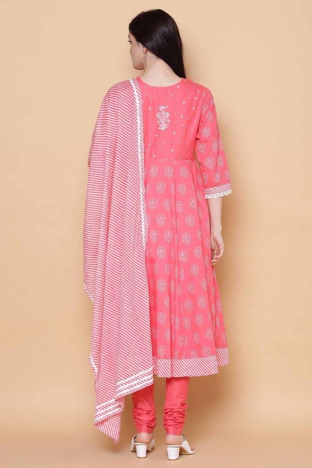 Biba pink outlet anarkali