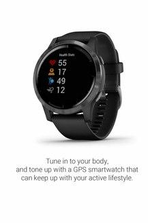 Buy GARMIN Vivoactive 4 Black Shoppers Stop