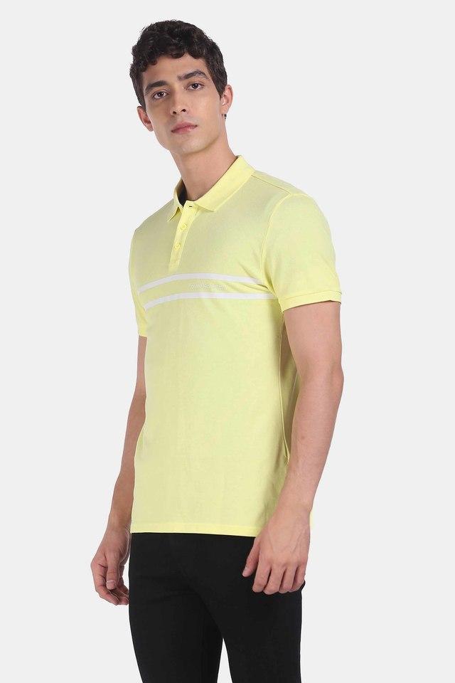 CALVIN KLEIN JEANS -  Yellow T-Shirts & Polos - Main