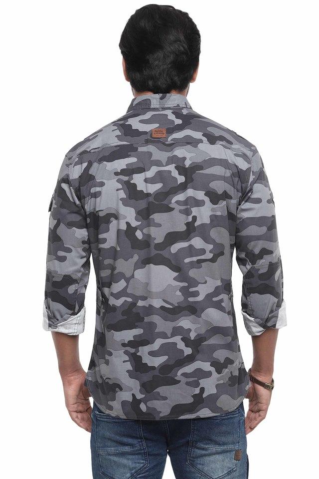 Moda - Urban Camo - Camouflage Steel Blue Fabric