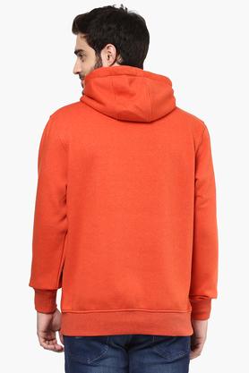 Orange colour online hoodie