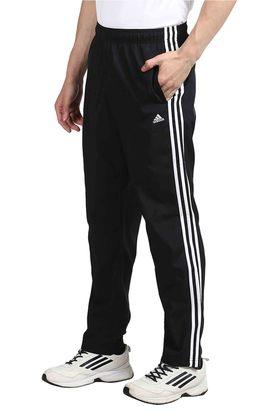 Mens adidas black sale track pants