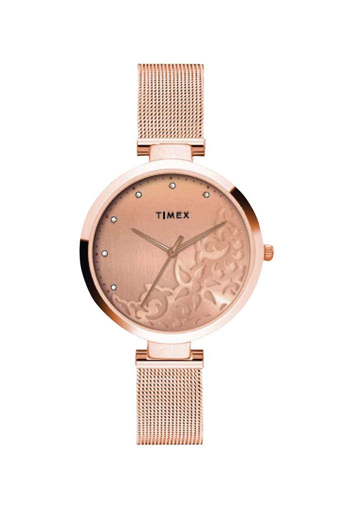 Buy TIMEX Womens Rose Gold Dial Analogue Watch - TW000X219 | Shoppers Stop