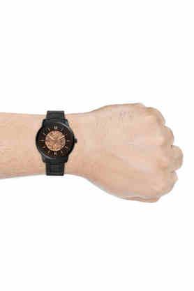 Grant sport automatic hot sale black leather watch