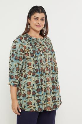 U R YOU - Green Kurtis & Tops - Main