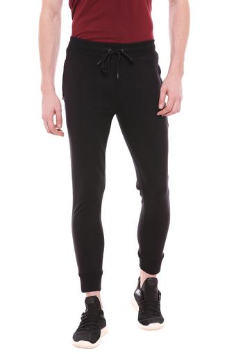 black sports joggers