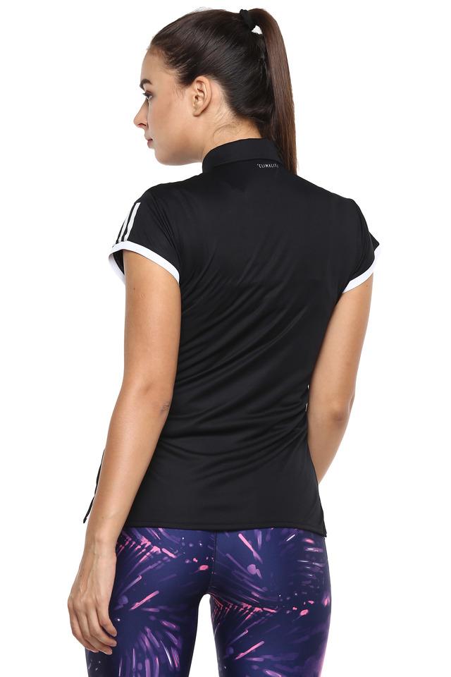 Buy mark & jones Women Black Solid Polyester Lycra Running