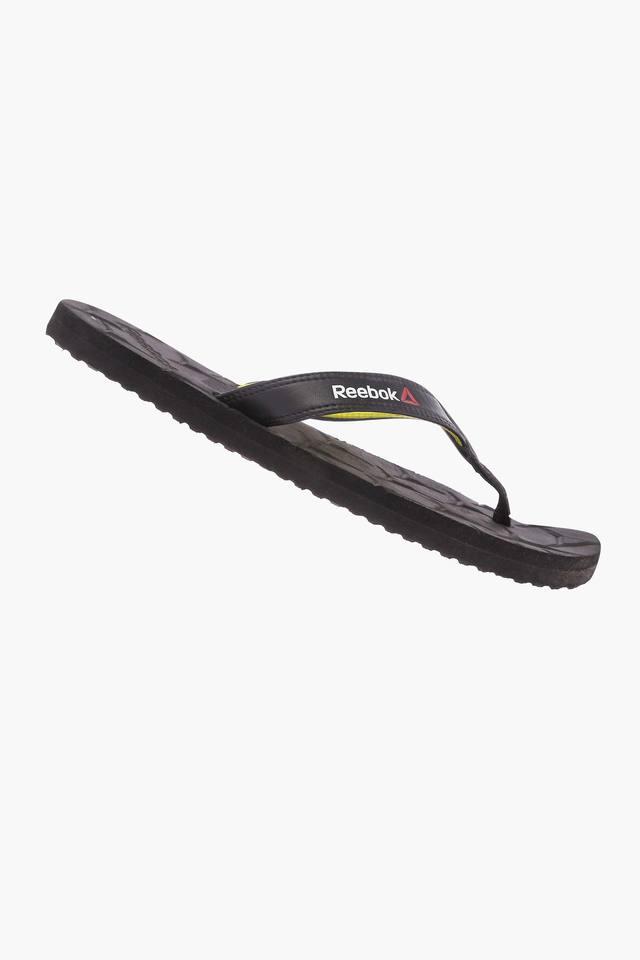 Reebok slippers black new arrivals