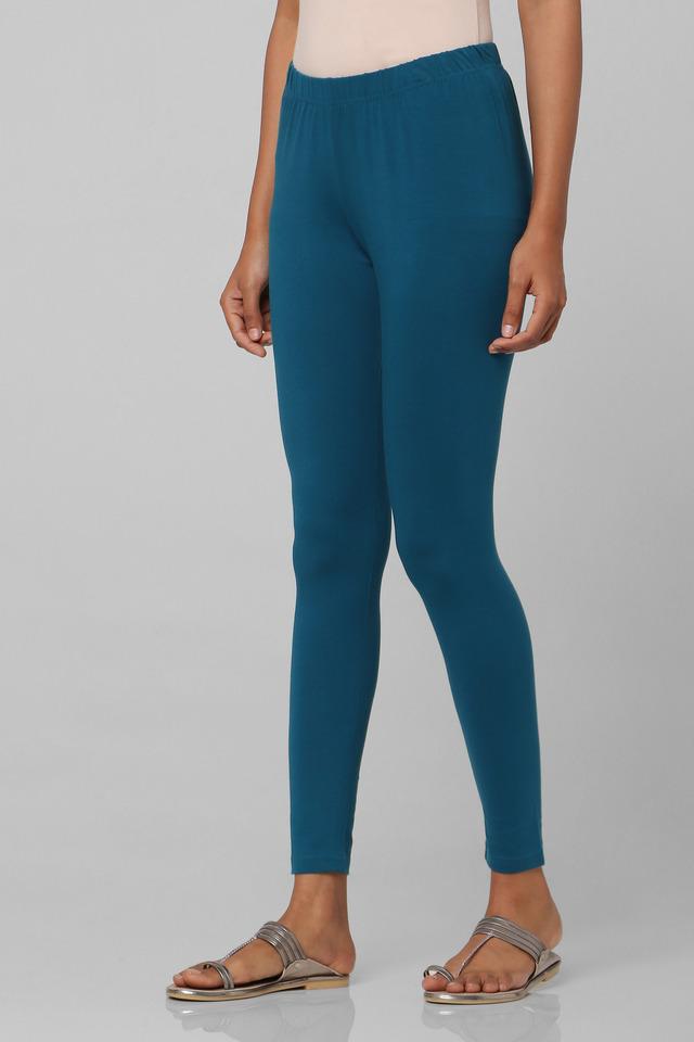 Fitted Full Length Cotton Lycra Women's Leggings